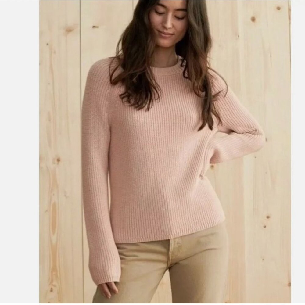 EUC Jenni Kayne Cotton Fisherman Sweater